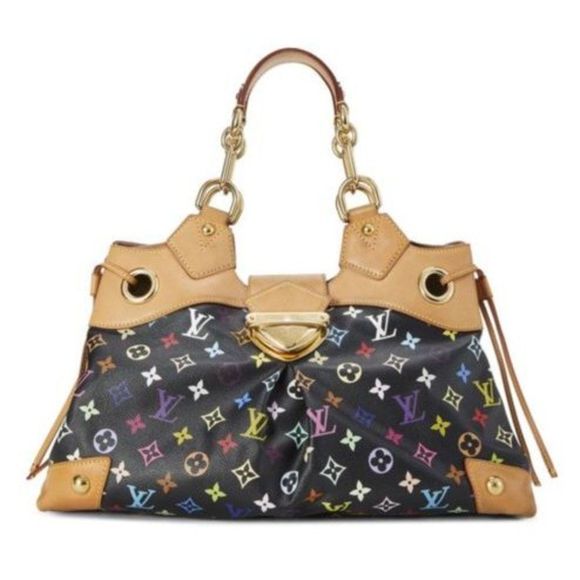 Louis Vuitton White Multicolor Monogram Canvas Ursula Bag Louis Vuitton |  The Luxury Closet